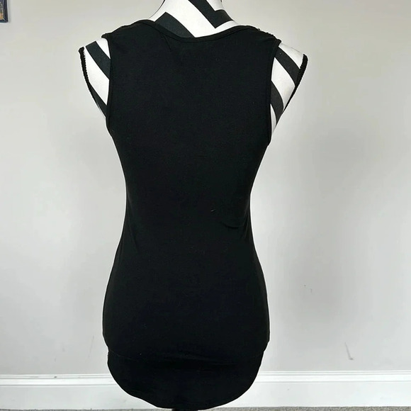 NWT Rue 21 Pink and Black Sequin Tank Sz SM - Picture 4 of 5